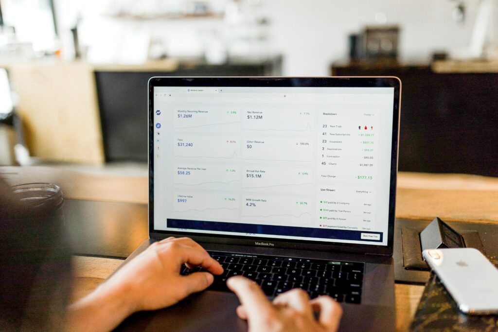 SaaS Metrics dashboard