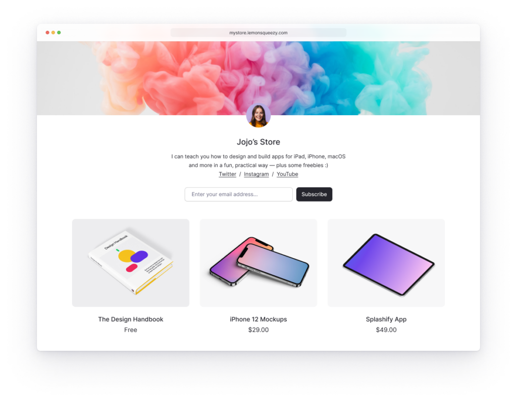 Customize your Digital Product Storefront